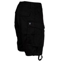 G-STAR mens cargo shorts - Rovic Zip Relaxed 1/2 , short, premium mico stretch, single-coloured Black 34W