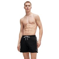 BOSS Herren Badeshorts - Iconic, Swim Shorts, Badehose, Signature-Streifen, Logo Schwarz M