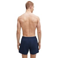 BOSS mens swim shorts – Iconic, swim shorts, swimming trunks, signature stripes, logo Blue XL (X-Large)