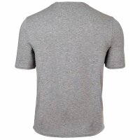 BOSS Herren T-Shirt - Unique T-Shirt, Rundhals, Baumwoll Stretch, Logo Grau S
