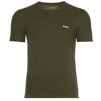 BOSS Herren T-Shirt, 3er Pack - Classic, Rundhals, Kurzarm, Baumwolle Weiß/Grün/Grau M