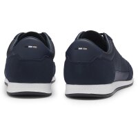 BOSS mens trainers - Titanium SL sdtxny,Trainer, material mix with suede Blue EUR 41 (UK 7,5)
