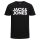 Jack & Jones Mens T-Shirt, 6 Pack - JJECORP LOGO TEE O-NECK, Logo Print, Cotton Black/White/Navy Blue S (Small)