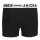JACK&JONES Jungen Boxershorts, 6er Pack - SENSE TRUNKS, Baumwoll-Stretch, Logobund Schwarz/Schwarz/Weiß 176