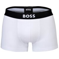 BOSS mens boxer shorts, 3-pack - trunks, Boss One, cotton stretch, logo White S (Small)