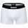 BOSS Herren Boxershorts, 3er Pack - Trunks, Boss One, Cotton Stretch, Logo Weiß S