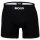 BOSS Herren Boxershorts, 3er Pack - Boxer Brief, Boss One, Cotton Stretch, Logo Schwarz L