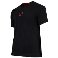HUGO Herren T-Shirt - Laze, Rundhals, Kurzarm, Logo, Baumwollmischung Schwarz M