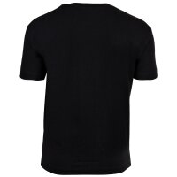 HUGO Mens T-shirt - Laze, round neck, short sleeves, logo, cotton blend Black M (Medium)