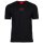 HUGO Mens T-shirt - Laze, round neck, short sleeves, logo, cotton blend Black S (Small)