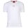 HUGO Mens T-shirt - Laze, round neck, short sleeves, logo, cotton blend White S (Small)
