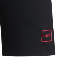 HUGO Herren Sweatshorts - Laze, kurze Hose, Logo, Baumwollmischung Schwarz XL