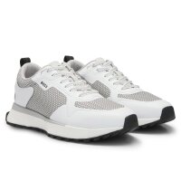 BOSS Herren Sneaker - Jonah Runn meth, Turnschuh, Freizeit, Logo Weiß (Open White 120) EUR 43