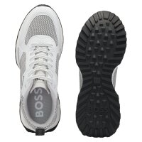 BOSS Herren Sneaker - Jonah Runn meth, Turnschuh, Freizeit, Logo Weiß (Open White 120) EUR 43