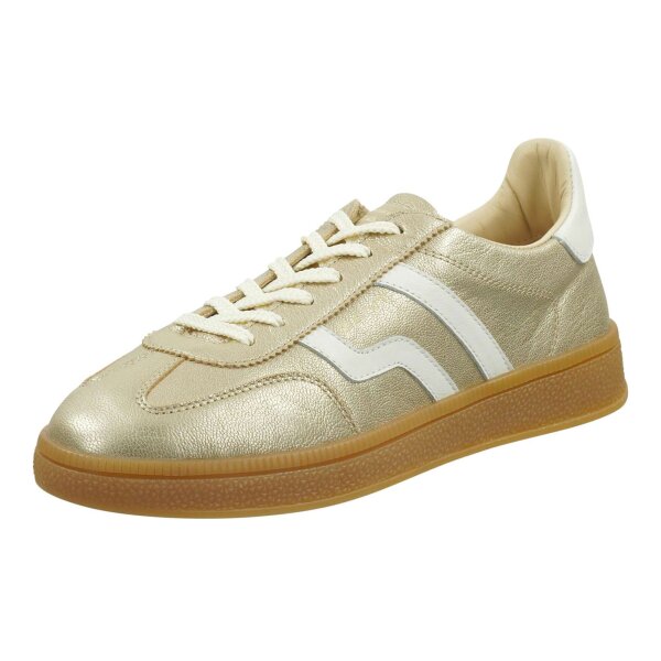 GANT womens sneaker - CUZIMA, trainers, low, lace-up, metallic, retro, genuine leather