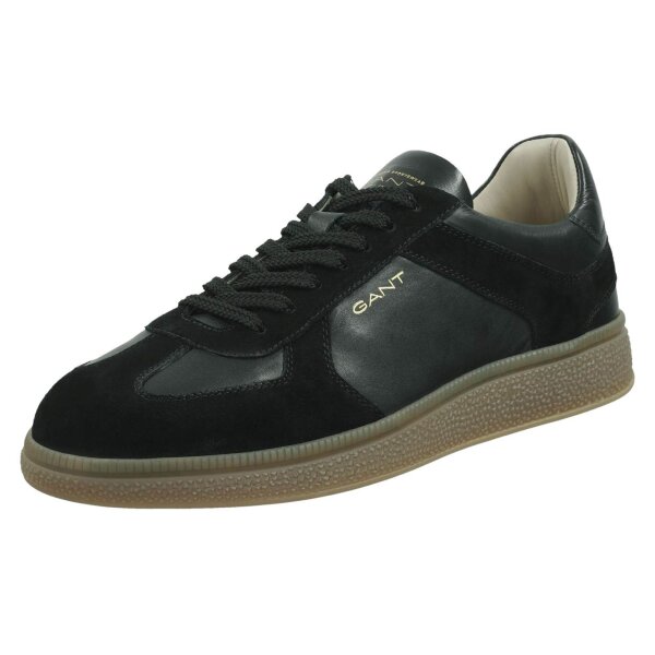 GANT Herren Sneaker - CUZMO, Schnürschuh, Turnschuh, Low, Echtleder Schwarz EUR 45