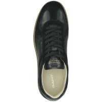 GANT mens sneaker - CUZMO, lace-up shoe, trainers, low, genuine leather Black EUR 45 (UK 10,5)