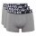 CHIEMSEE Mens Boxer Shorts, 3-Pack - Shorts, Logo Waistband, solid Colour Grey M (Medium)