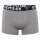 CHIEMSEE Mens Boxer Shorts, 3-Pack - Shorts, Logo Waistband, solid Colour Grey M (Medium)