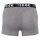 CHIEMSEE Mens Boxer Shorts, 3-Pack - Shorts, Logo Waistband, solid Colour Grey M (Medium)