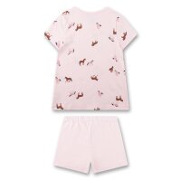 Sanetta Mädchen Schlafanzug - kurz, Kids, Pyjama, Baumwolle, Motiv Rosa 104
