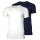GANT Mens T-shirt, 2-pack - C-NECK T-SHIRT 2-PACK, round neck, short sleeve, cotton Navy/White M (Medium)