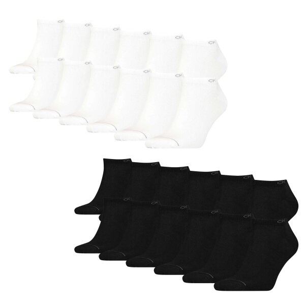 Calvin Klein Herren Sneaker Socken, 12 Pack - THOMAS ECOM, Kurzsocken, One Size