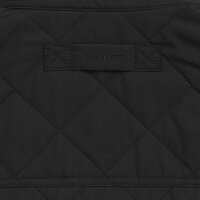GANT Herren Steppweste - QUILTED WINDCHEATER VEST, Reißverschluss, Stehkragen Schwarz M