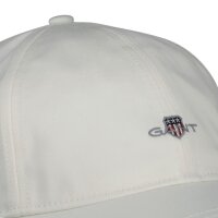 GANT Men / Unisex Cap - SHIELD COTTON TWILL CAP, cap, logo, cotton, plain White
