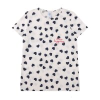 Sanetta Mädchen Schlafanzug - Teens, kurz, Shorty, Baumwolle Blau/Beige 140