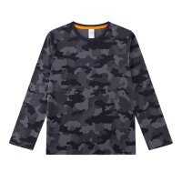 Sanetta Boys Pyjamas - teens, long, nightwear, pyjamas, cotton Black/Grey 140