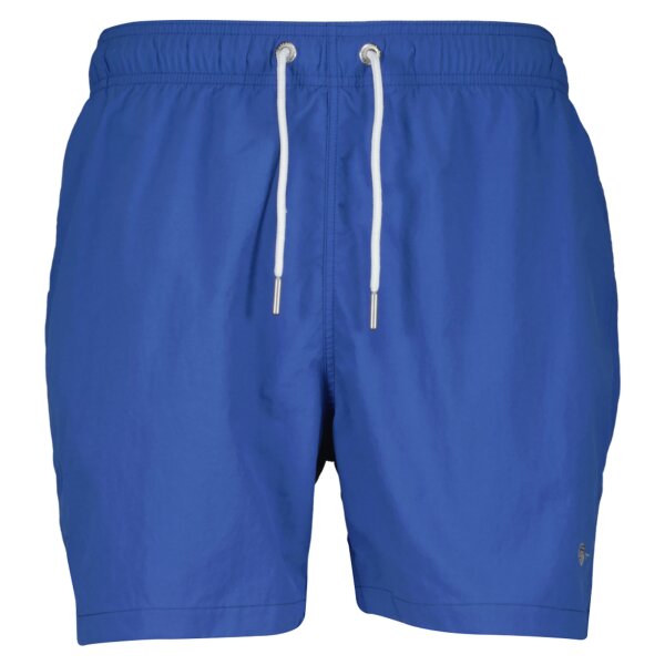 GANT mens swim shorts - SWIM SHORTS, swimming trunks, mesh insert, plain Blue 2XL (XX-Large)