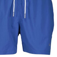 GANT mens swim shorts - SWIM SHORTS, swimming trunks, mesh insert, plain Blue L (Large)