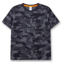 Sanetta Boys Pyjamas - teens, short, nightwear, pyjamas, cotton Black/Grey 188