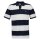 GANT mens polo shirt – BLOCK STRIPE POLO, short-sleeved, button placket, logo, striped Blue (Evening Blue) M (Medium)