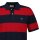 GANT mens polo shirt – BLOCK STRIPE POLO, short-sleeved, button placket, logo, striped Red M (Medium)