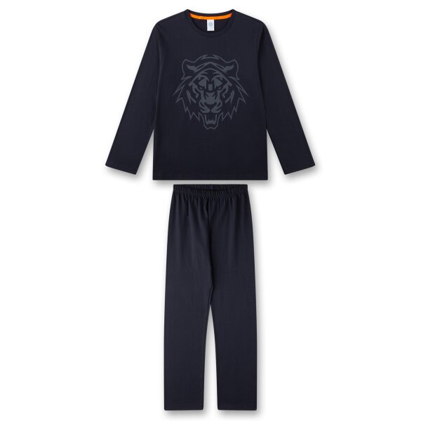 Sanetta Boys pyjamas - teens, long, nightwear, pyjamas, cotton Dark blue 188