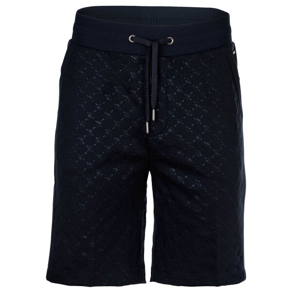 JOOP! Mens Sweatshorts - Barlas, all-over print, short Dark blue M (Medium)