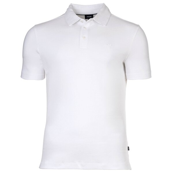 JOOP! Mens Polo shirt - Preston, polo collar, cotton White 2XL (XX-Large)