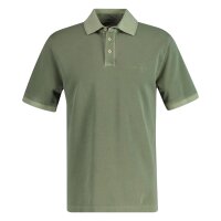 GANT mens polo shirt, washed-out effect – SUNFADED POLO, Washer, short-sleeved, button placket Green 4XL (XXXX-Large)