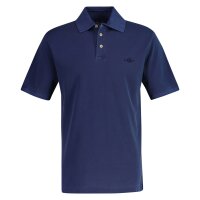GANT Herren Poloshirt, ausgewaschen - SUNFADED POLO, Washer, Kurzarm, Knopfleiste Dunkelblau M