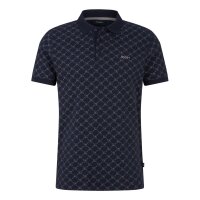 JOOP! Herren Poloshirt - JJ-42Paigam, Pique, Cotton Stretch, Cornflower Print Dunkelblau S