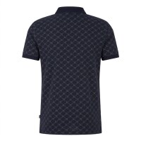 JOOP! Herren Poloshirt - JJ-42Paigam, Pique, Cotton Stretch, Cornflower Print Dunkelblau S