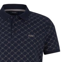 JOOP! mens polo shirt - JJ-42Paigam, Pique, Cotton Stretch, Cornflower Print Dark blue S (Small)