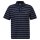 GANT Herren Poloshirt - STRIPED POLO, Kurzarm, Knopfleiste, Logo, gestreift Blau (Evening Blue) M