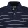 GANT mens polo shirt – STRIPED POLO, short-sleeved, button placket, logo, striped Blue (Evening Blue) M (Medium)