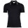 JOOP! JEANS mens Agnello polo shirt, polo collar, stripe details, cotton blend Black S (Small)