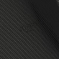 JOOP! JEANS mens polo shirt - Amare, polo collar, stripe details, cotton blend Black S (Small)