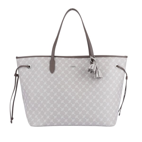 JOOP! Damen Handtasche - Cortina 1.0 Lara Shopper xlho 33x40x20 (HxBxT), Cornflower, Anhänger, Logo, gemustert Beige (Pelican)