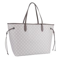 JOOP! Damen Handtasche - Cortina 1.0 Lara Shopper xlho 33x40x20 (HxBxT), Cornflower, Anhänger, Logo, gemustert Beige (Pelican)